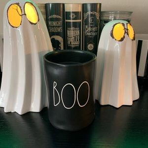 Rae Dunn Halloween 2020 boo/jack-o-lantern candle